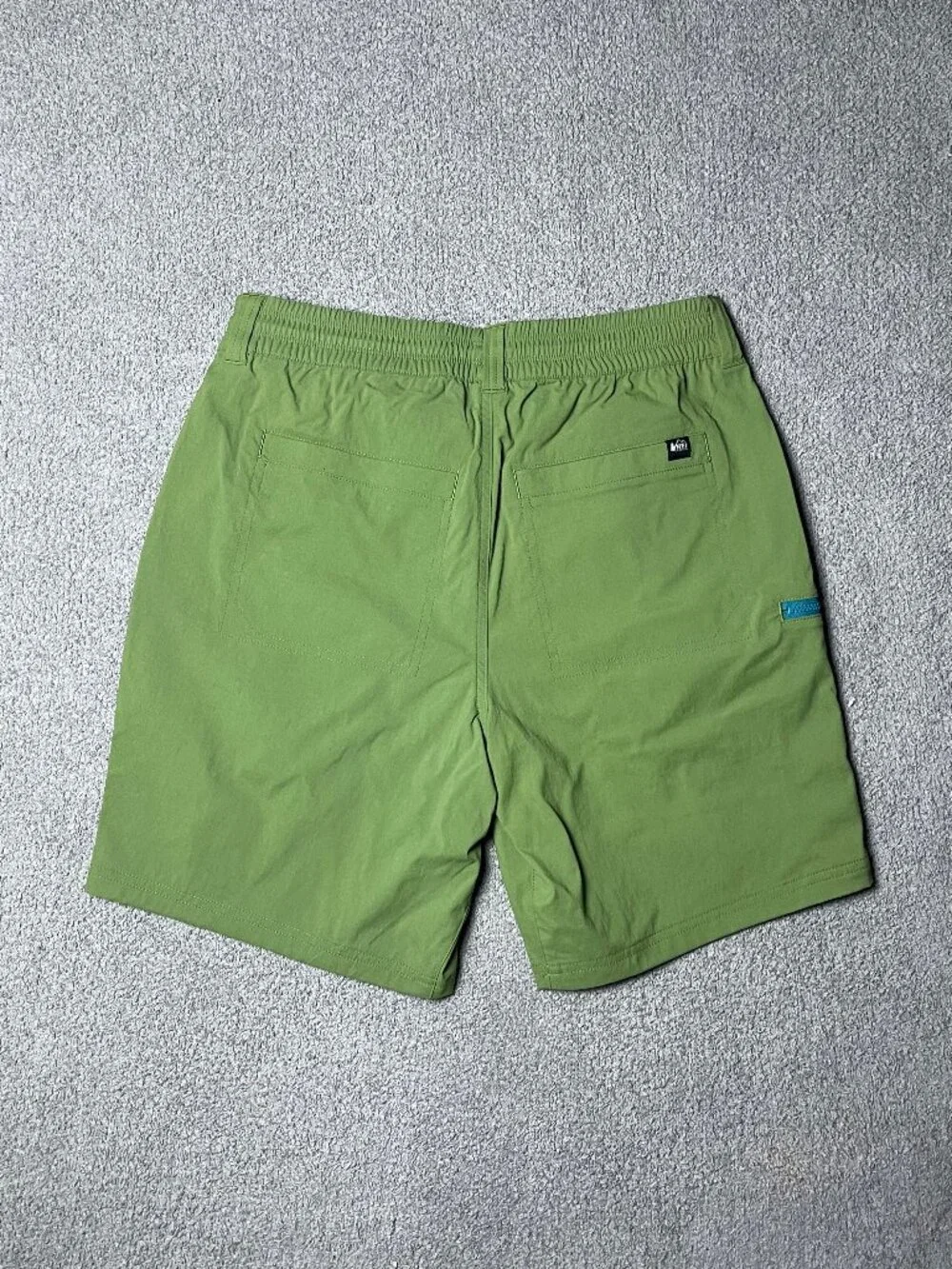 REI Co-op Trailmade Green Shorts Outdoor Hiking Backpacking 8